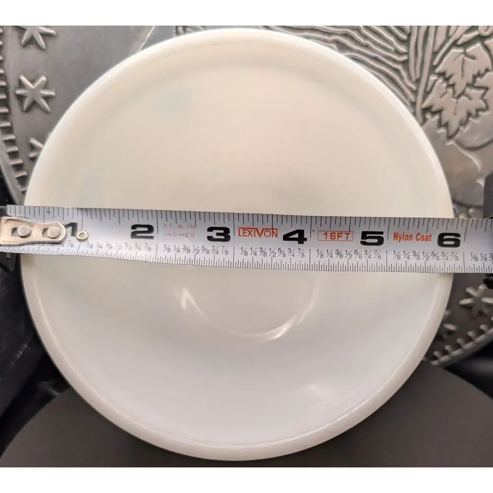 Pyrex 401 Mixing Bowl – White Opal – 1.5 Pt – Made in USA – Ovenware